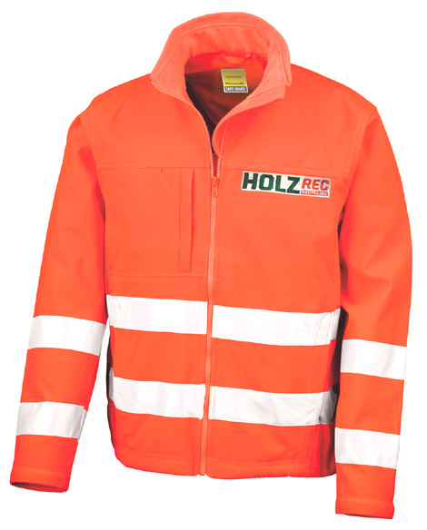 Result High-Vis Soft Shell Jacket R117X  Holz Rec