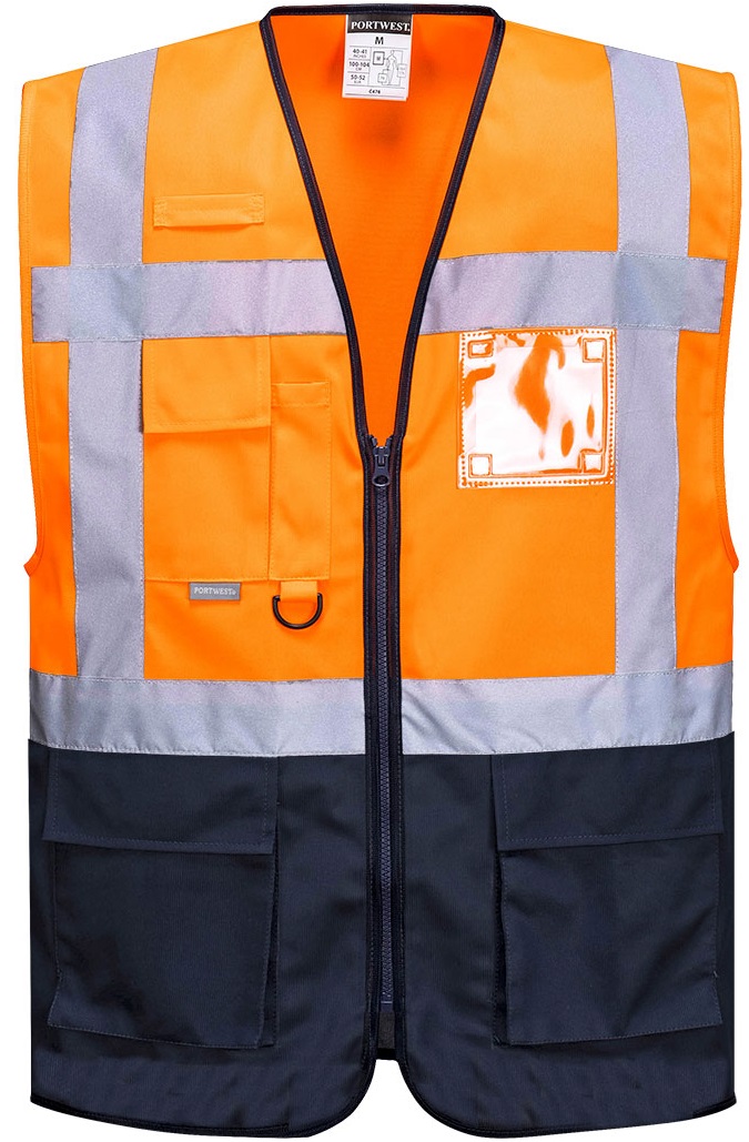 Warnschutzweste Executive 2-farbig Warschau C476 HolzRec